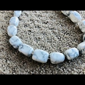 White Stone Necklace